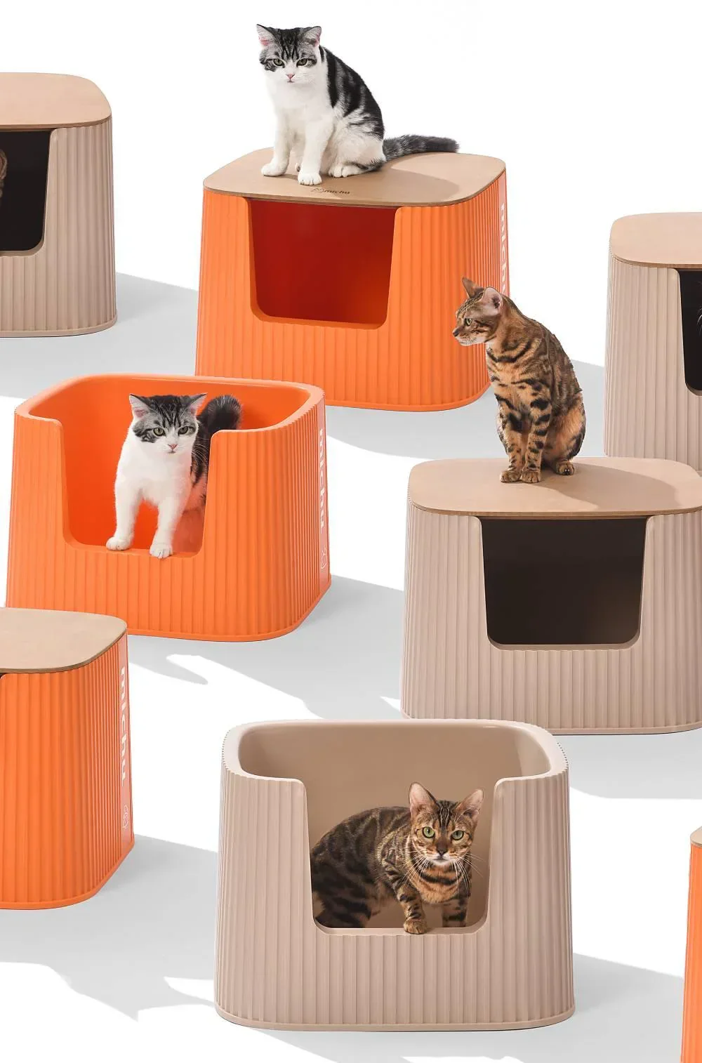 Michu XXL Deluxe Cat Litter Box High-Quality Bamboo Lid - Image 6