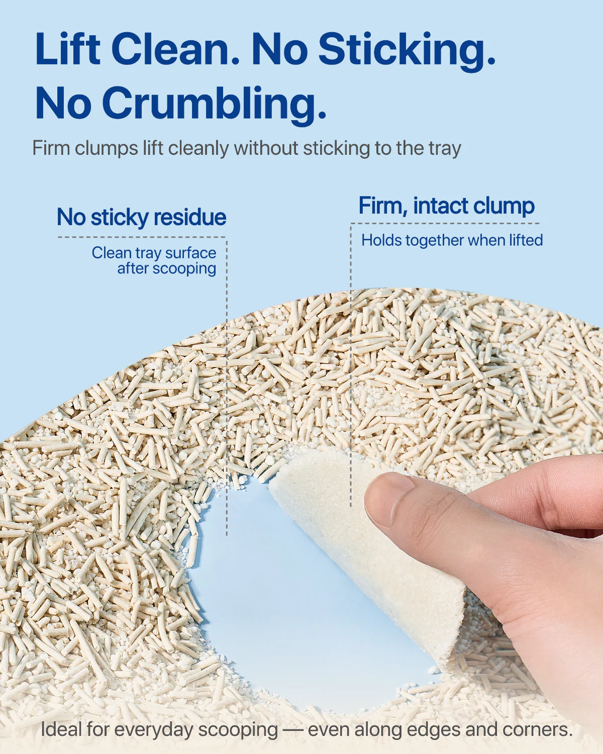 Michu NatureMix Plant Cat Litter –Tofu & Cassava Blend  Litter 2.5kg/6L - Image 5