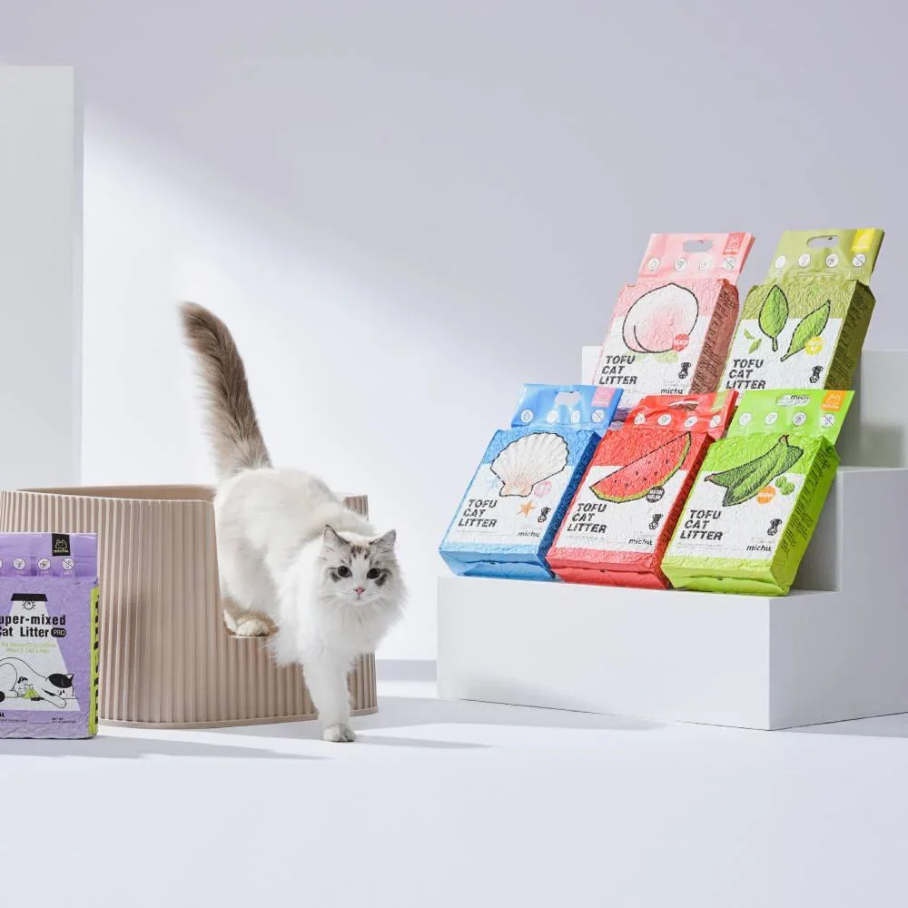 Michu Tofu Cat Litter Gen3 6L- Dust-Free and Natural Clumping Tofu-Based Formula for Easy Cleanup - Image 3